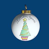 *NEW Personalized Christmas Ball with Whimsy Tree